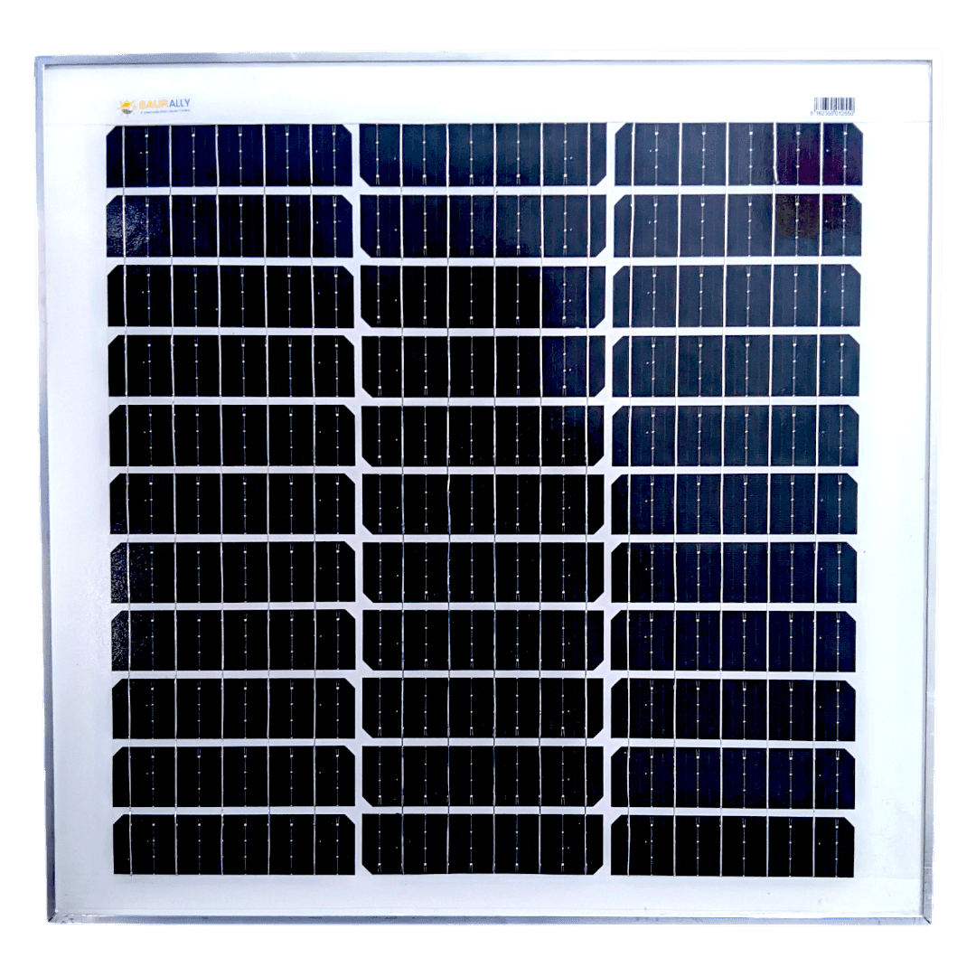60w-front-1-min 60W, 12V Saurally Solar Panel MONO - Image 1