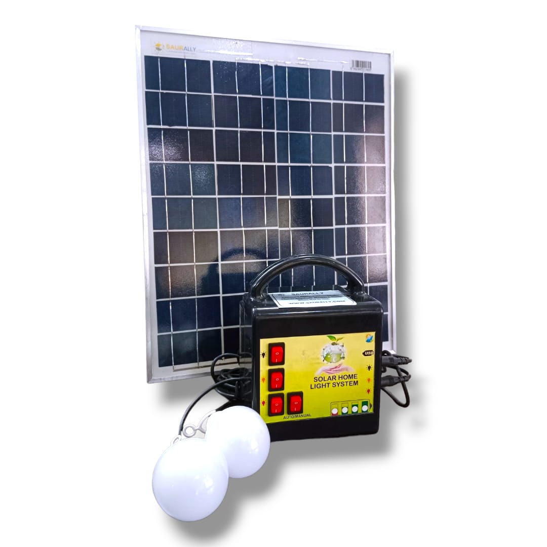 IMG-20231014-WA0010.jpg Saurally Portable Solar HomeKIT with 12V 7Ah Lithium Battery, 20W Solar Panel, Mobile Charging Port - Image 1