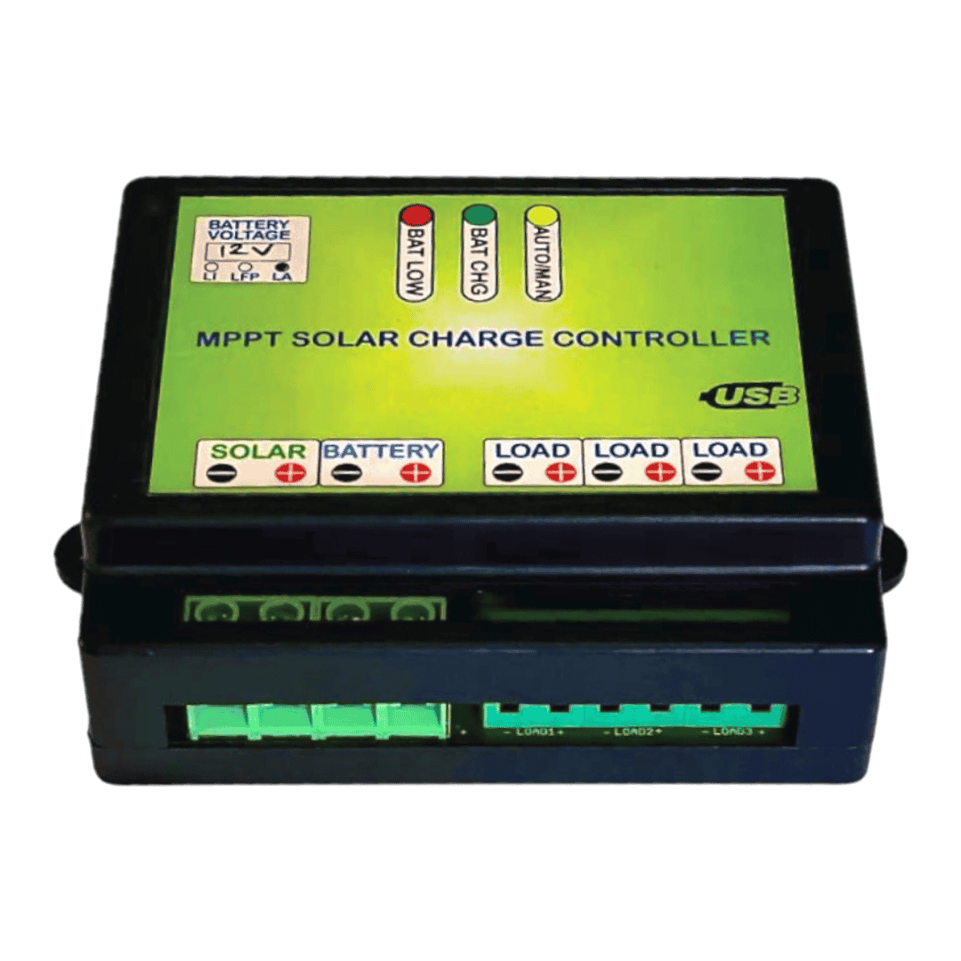 Photoroom-20250816_180053 MPPT Solar Charge Controller 12V, 10A for Battery Chargning and Off Grid Applciation - Image 1